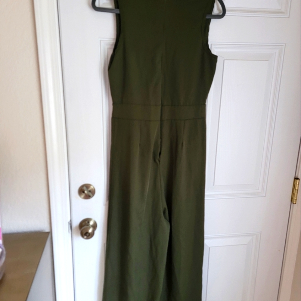 Military lapel  jumpsuit